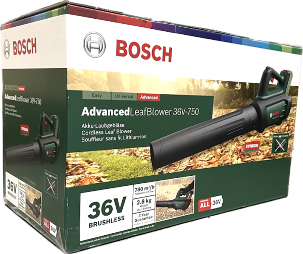 Bosch AdvancedLeafBlower 36V-750 Laubgebläse Solo 06008C6001 B-Ware
