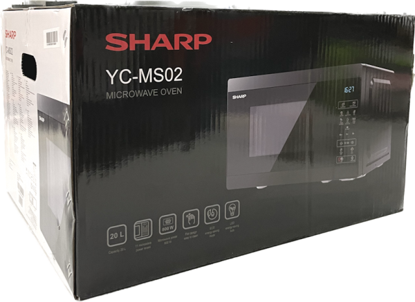 Sharp YC-MS02-EB 20 Liter 800 W Mikrowelle schwarz