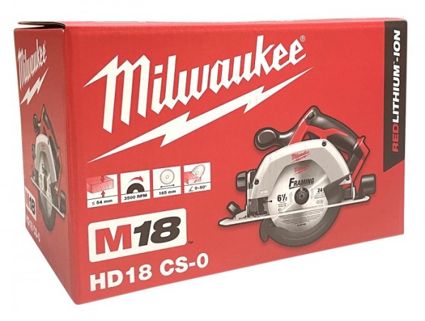 Milwaukee HD18 CS-0 18V 55 mm Akku-Handkreissäge Solo