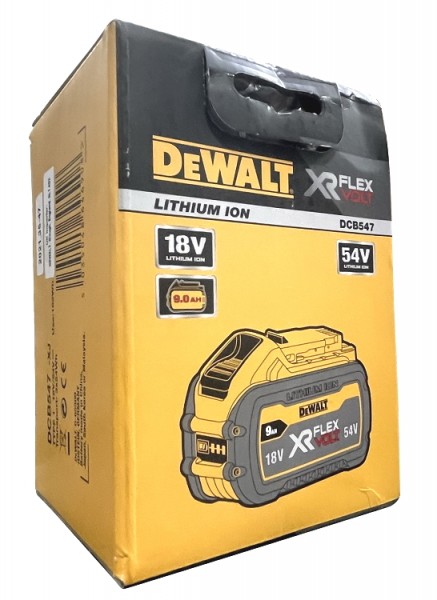 DeWalt DCB547-XJ Ersatz Akku 54V /162WH bzw. 18V / max 9,0 Ah