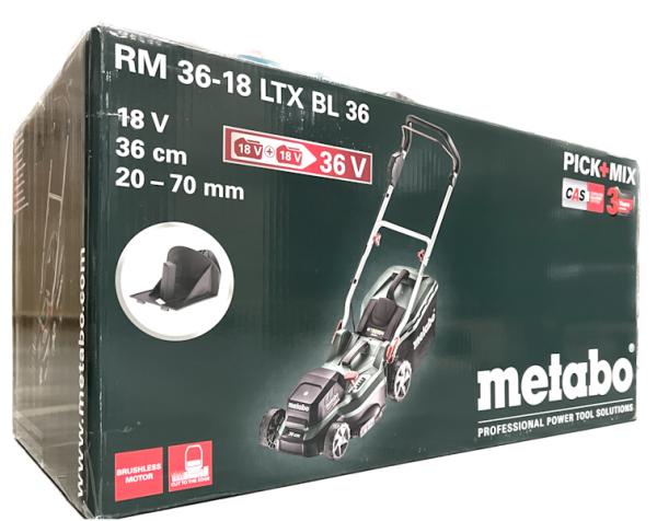 Metabo RM 36-18 LTX BL 36 18V Akku-Rasenmäher Solo 601716850