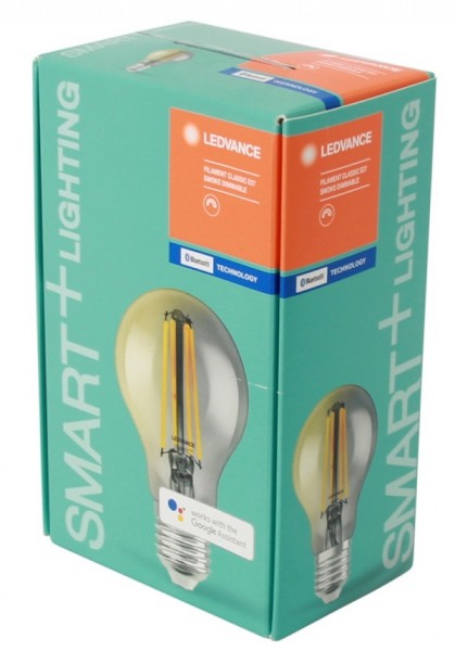 LEDVANCE Smart+ LED Classic A 44 BOX DIM warmweiß Bluetooth smoked E27 Glühlampe