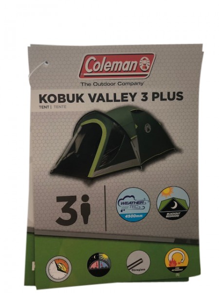 Coleman Kobuk Valley 3 Plus Personen Outdoor Zelt grün