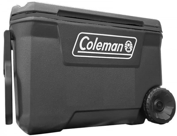 Coleman Convoy Wheeled 65 Qt 66 Liter Kühlbox mit Rollen dunkelgrau 2193724