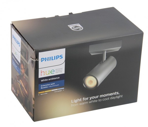 Philips Hue White Ambiance Buratto BT Spot mit Dimmschalter silber | Philips  | Ambientes Wohnen | Haus & Garten | OnlineDeal24