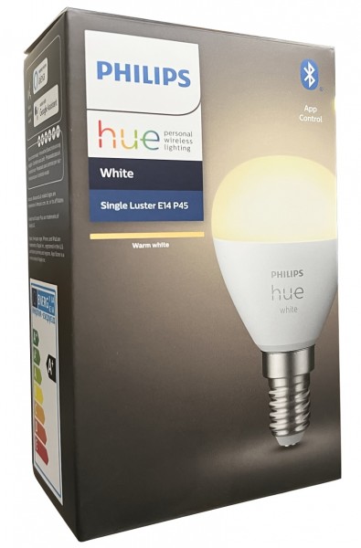 Philips Hue White E14 5,7 Watt LED Tropfen Lampe Bluetooth