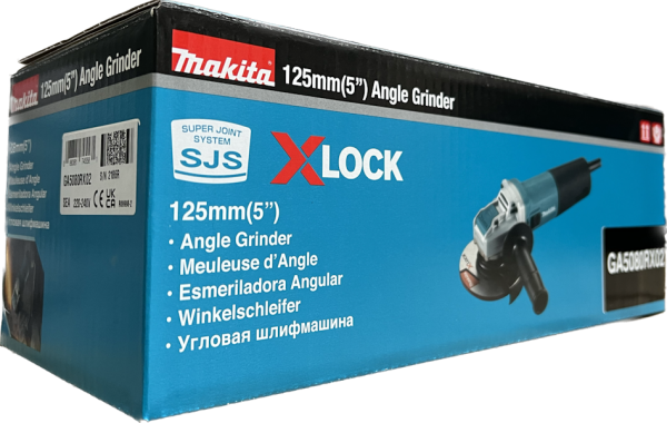 Makita GA5080RX02 Winkelschleifer X-Lock 1.400W 125mm im Karton