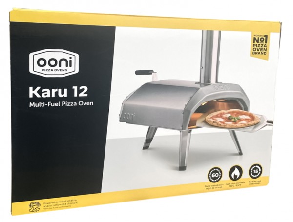 Ooni Karu 12 Multi-Brennstoff Outdoor Pizzaofen für Pizzen mit 30 cm Ø
