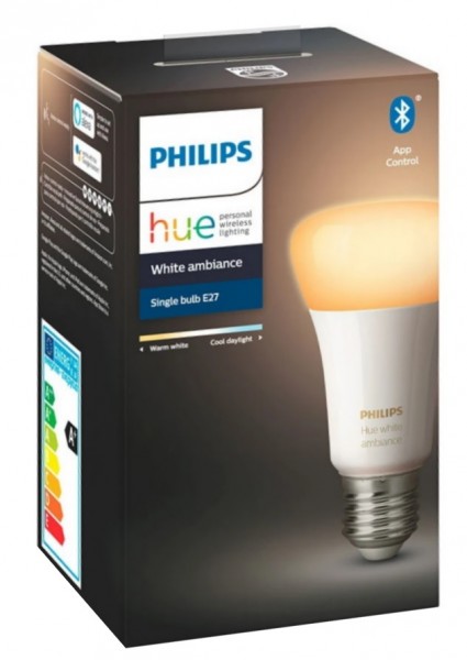 Philips Hue White Ambiance E27 LED 2er Lampe BT 2x 570lm