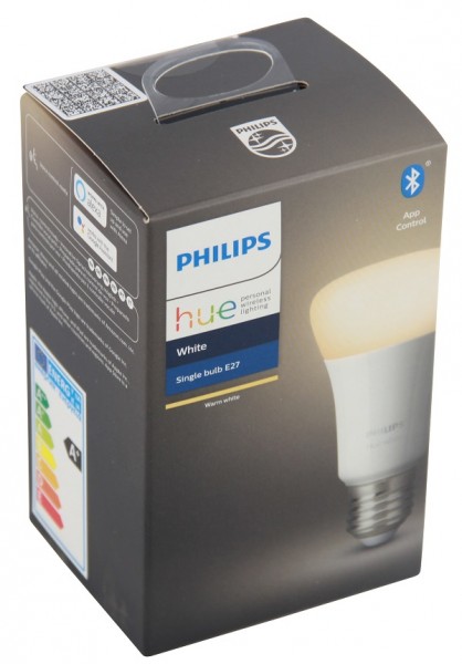 Philips Hue White LED Lampe E27 9,5 W Bluetooth Erweiterung