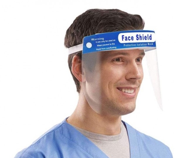 MedMaXX Face Shield Premium Gesichtsschutz Gesichtsvisier 5 Stück