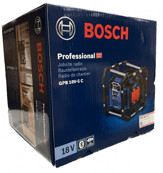 Bosch GPB 18V-5 C Professional 18V Solo Baustellenradio 06014A4000