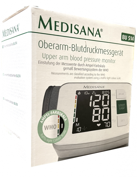 Medisana BU 514 Oberarm-Blutdruckmessgerät B-Ware