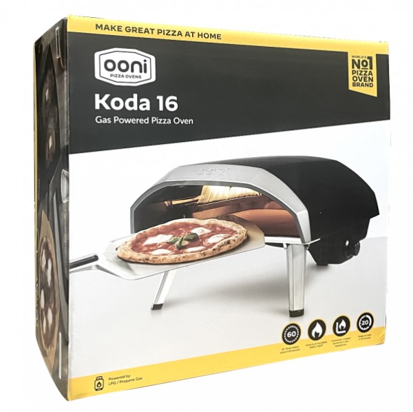 Ooni Koda 16 gasbetriebener Pizzaofen für Pizzen mit 40 cm Ø