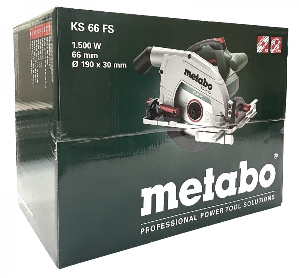Metabo KS 66 FS Handkreissäge 1.500 W im Karton 601066000