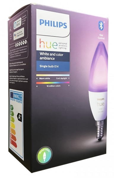 Philips Hue White and Color Ambiance E14 5,3 Watt LED Kerze Lampe Bluetooth