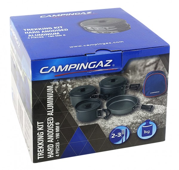 Campingaz Trekking-Geschirrset aus eloxiertem Aluminium 8-teilig